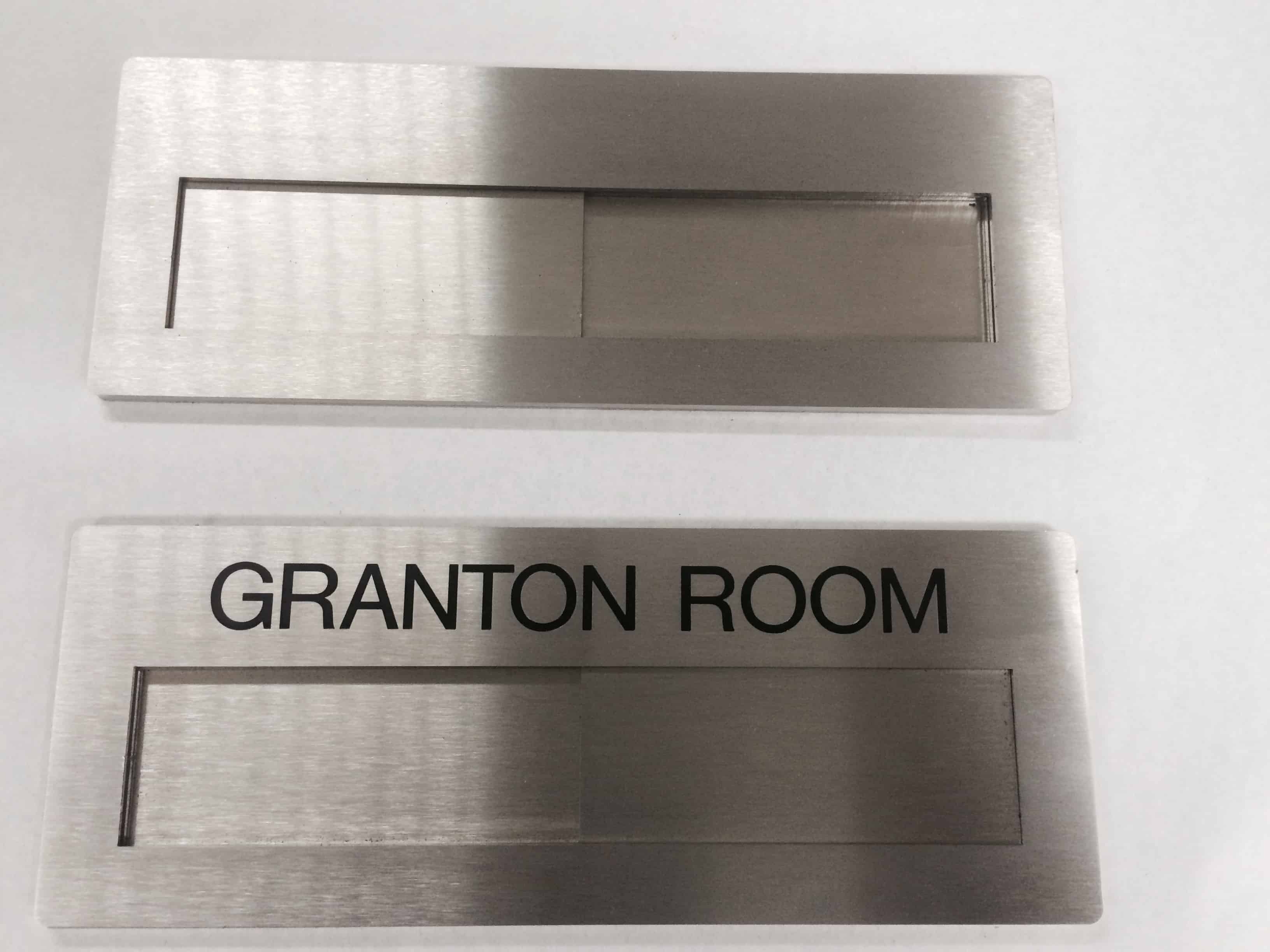 Stainless Steel Slider Units by One to One Engravers